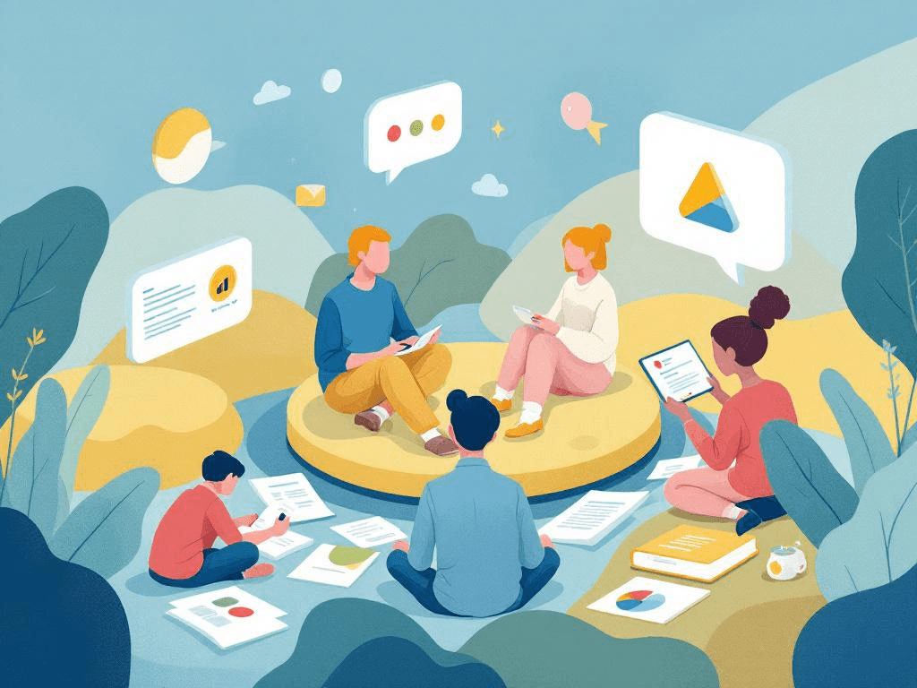 A professional abstract illustration representing the concept of What Changed in the Parental Control Landscape in Digital...