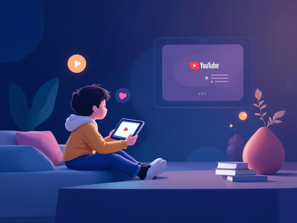 A professional abstract illustration representing the concept of Introduction in Digital Parenting & Family Tech