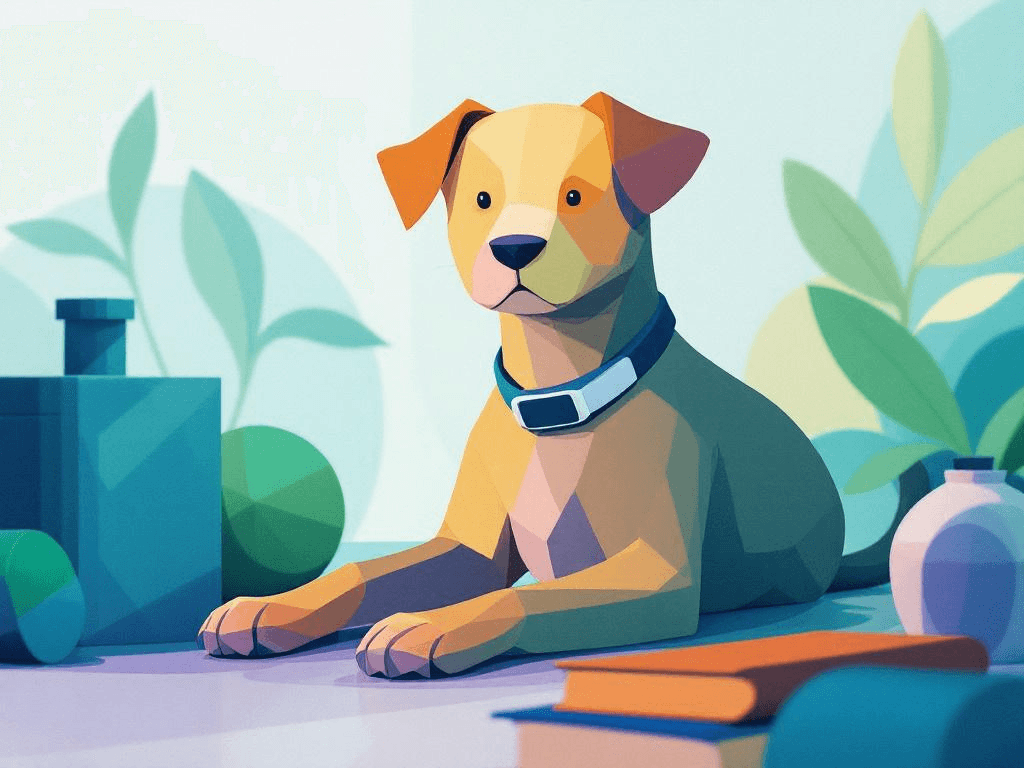 A professional abstract illustration representing the concept of What These Devices Actually Measure in Pets & Pet Tech