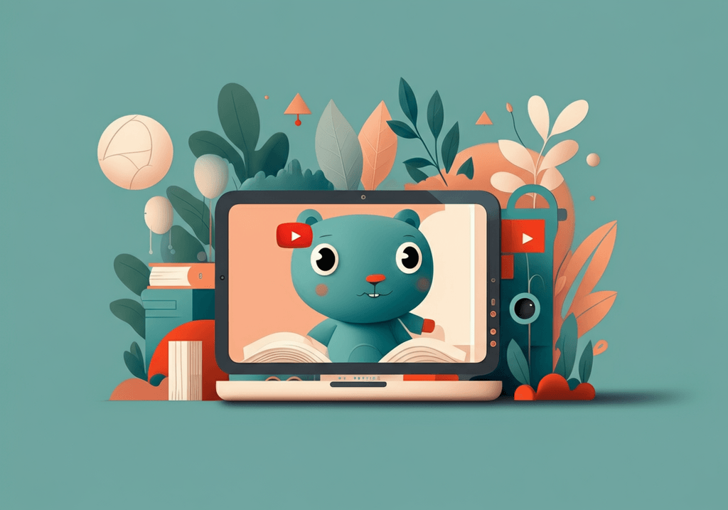 A professional abstract illustration representing the concept of What YouTube Kids gets right—and what it doesn't in Digit...