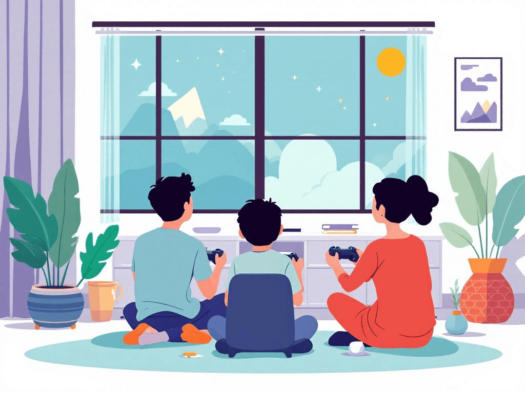 A professional abstract illustration representing the concept of The Real Problem With One-Hour Gaming Limits in Digital P...